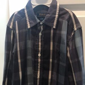 Ralph Lauren polo size 5 button down boys shirt.